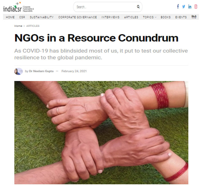 NGOs in a Resource Conundrum